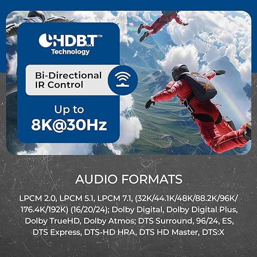 OREI 4K @ 120Hz HDMI Over Ethernet Extender Balun - Image 8