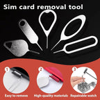 SIM Card Tool Kit with Eject Pins 16 Pcs Tray Openers Needle Ejector - Image 2