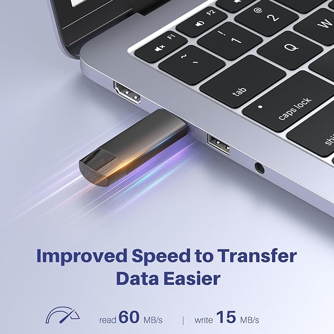 JOIOT 64GB USB C Flash Drive Dual USB 3.0 Flash Drive Type C + USB A Portable - Image 2