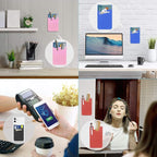 SS Card Holder for Phone Case, Phone Wallet Stick on Adhesive Silicone Cell - Image 6