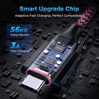 etguuds 6ft USB A to USB C Cable 3A Fast Charging, - Image 2