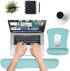 MOSISO Wrist Rest Support for Mouse Pad & Keyboard Set, Ergonomic Mousepad - Image 2