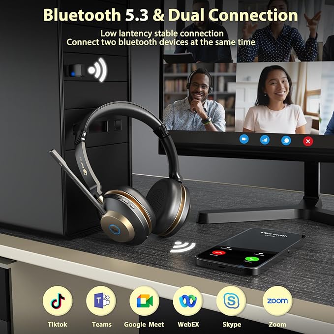 Earbay Wireless Headset with Mic - Image 2