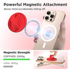 Magnetic Phone Ring Grip Holder, Silicone Finger Loop Grip, Compatible - Image 3