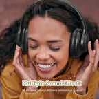 KVIDIO Bluetooth Headphones Over Ear, 65 Hours Playtime Wireless Headphones - Image 2