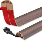 Floor Cord Cover for Wires on Floor Self Adhesive Cord Hider Floor Cable by EYAYEN