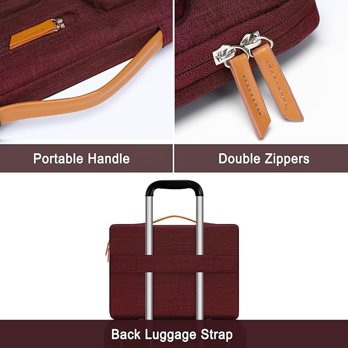 MOSISO 360 Protective Laptop Case 16 inch, 15-15.6 inch Laptop Sleeve Compatible - Image 5