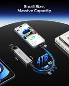 ORICO 4TB Portable SSD Up to 800MB/s, Hanging Hole Design External Solid State - Image 2