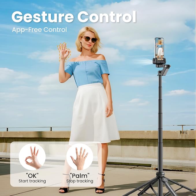 Auto Face Tracking Selfie Stick Tripod - Image 3