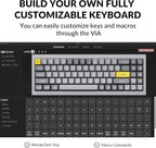 Keychron Q7 Wired Custom Mechanical Keyboard, 70% Layout QMK/VIA Programmable - Image 2