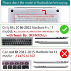 Teryeefi for MacBook Pro 13 inch Case 2025 2024 2022 2021 2019 2018 2017 2016 - Image 2