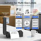 Bluetooth Thermal Shipping Label Printer, Wireless 4x6 Shipping Label Printer - Image 4