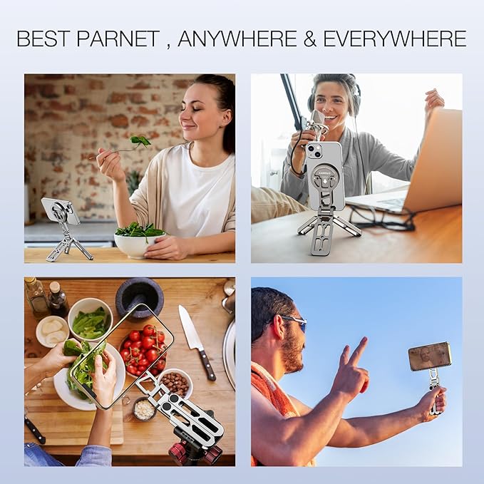 Magnetic Pocket Phone Tripod Foldable Compatible - Image 7
