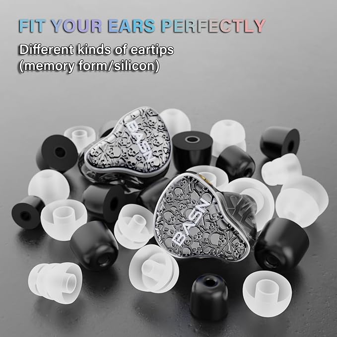 BASN Bmaster5 in Ear Monitors, 5 Drivers Drummer Headphones - Image 4