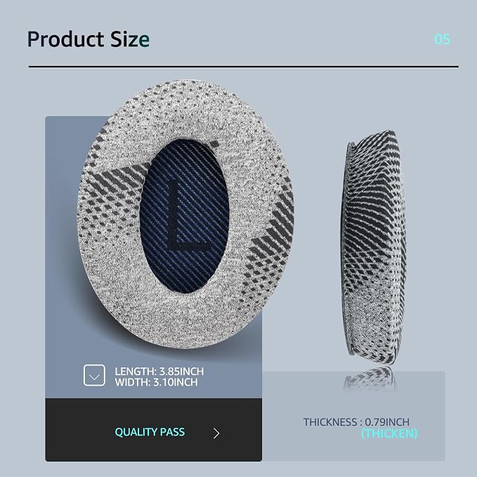 Cooling-Gel QuietComfort 35 / QC35 ii Replacement Ear Pads - Image 5