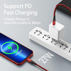 ohbox 6FT USB C to Lightning Cable 2Pack iPhone Fast Charger Cable Type C - Image 3