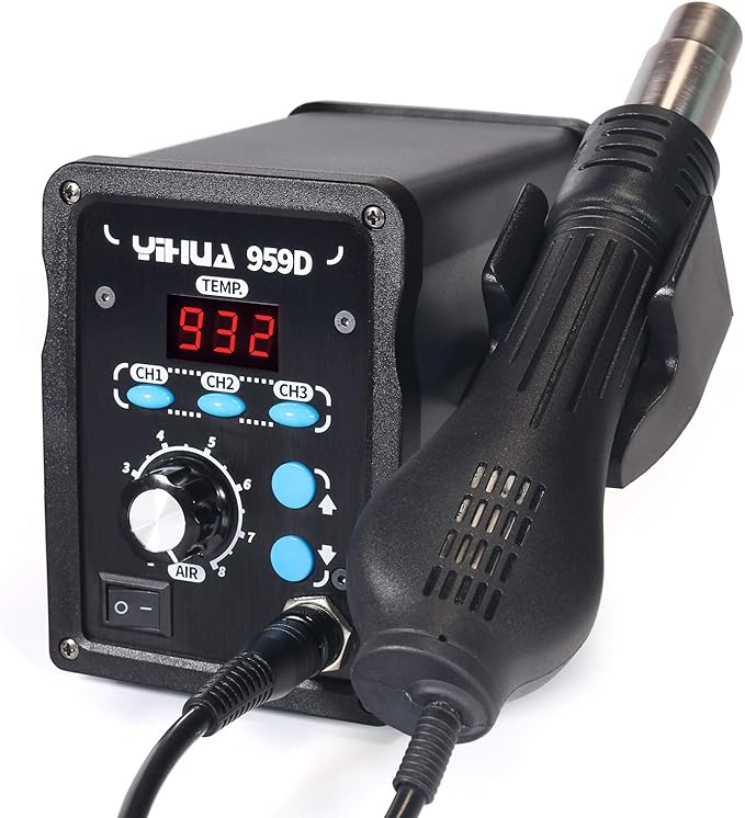 YIHUA 959D-Digital Hot Air Rework Station, High Power - Image 8
