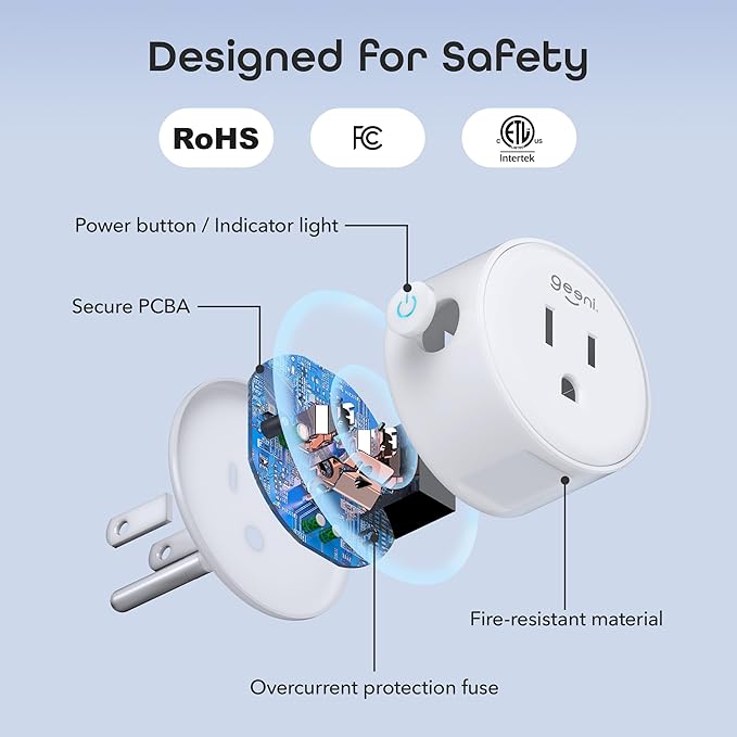 Geeni Dot Smart Plug with 2.4GHz WiFi Connectivity – 1-Pack Compact, - Image 5
