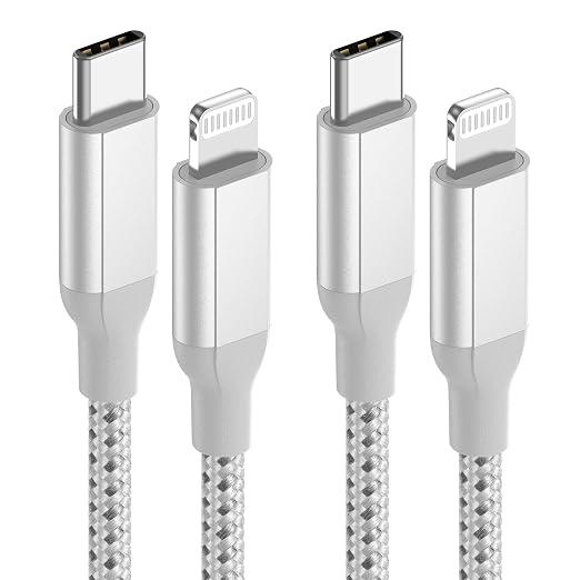 3ft USB C to Lightning Cable 2Pack, Power Delivery USB C iPhone Charger Fast by AceceneUSBChargingCables