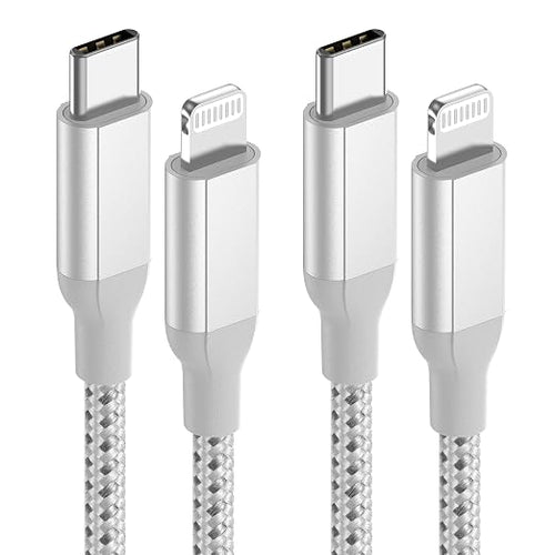 3ft USB C to Lightning Cable 2Pack, Power Delivery USB C iPhone Charger Fast by AceceneUSBChargingCables