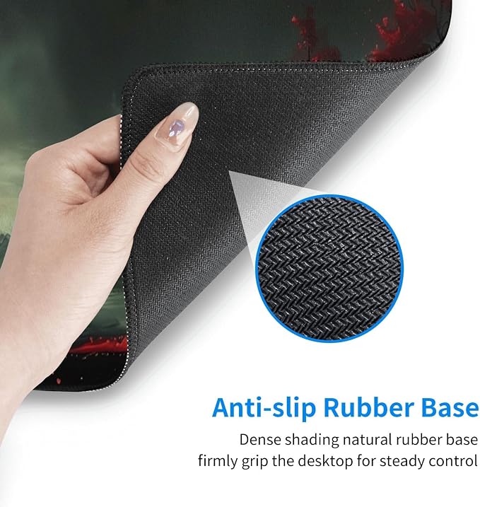 Extended Gaming Mouse Pad, Large Desk Mat XL Anime Mouse Pad Waterproof - Image 5