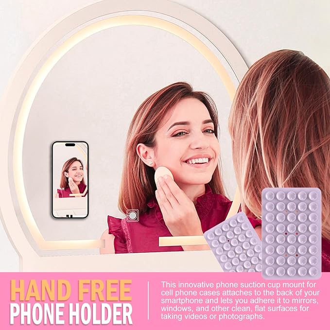 2PACK Silicone Double Sided Suction Phone Case Mount, Detachable Hands Free & - Image 7