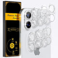beuxece for 6 Pack iPhone 16 / iPhone 16 Plus Camera Lens Protector 9H Tempered by Beuxece