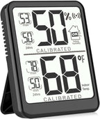 Antonki Room Thermometer, Digital Small Hygrometer Indoor Thermometer Humidity by Antonki