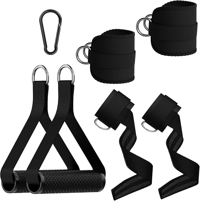 Cable Machine Attachment for Home Gym, Tricep Press LAT Pull Down Attachment by JOTUPLUN