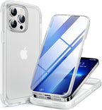 Miracase Glass Case for iPhone 13 Pro Max 6.7 inch, Upgrade Full-Body Clear by Miracase