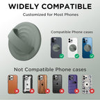 Magnetic Phone Ring Grip Holder, Silicone Finger Loop Grip, Compatible - Image 7
