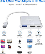 USB C to HDMI Adapter, 4K HDMI to USB-C Multiport Hub Adapter - Image 2