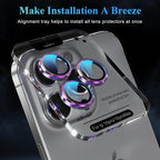 YWXTW Camera Lens Protector for iPhone 16 Pro/iPhone 16 Pro Max, Tempered Glass - Image 5