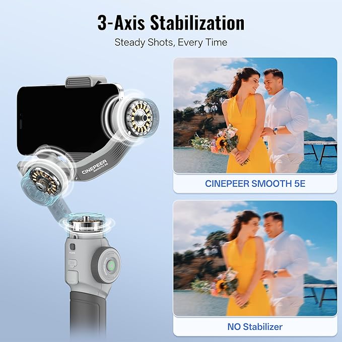 ZHIYUN CINEPEER Smooth 5E Combo Gimbal Stabilizer - Image 6