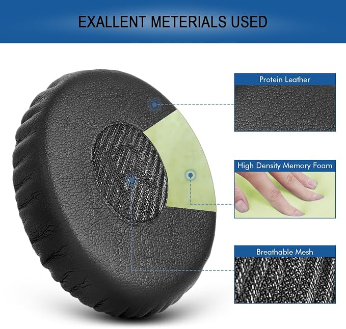 Ear Pads Replacement for Bose On-Ear 2 Headphones, GVOEARS Ear Cushion Pad for - Image 4