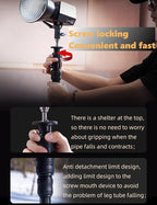 IFOOTAGE Cobra RB-A400, Aluminum Photography Light Stand Flat Base - Image 3