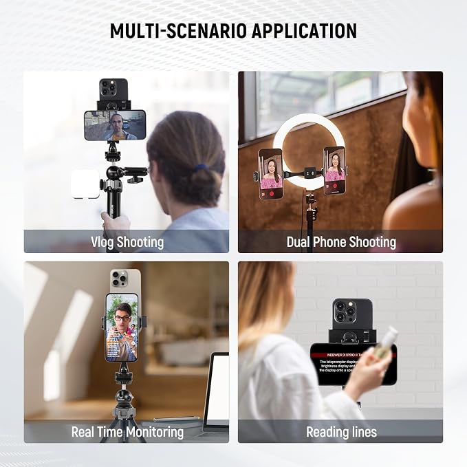 NEEWER Metal Phone Tripod Mount Adapter - Image 2