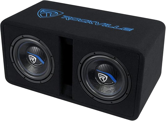 Rockville DV10K52 Dual 10" K5 2400w Car Subwoofers, Pre-Loaded Vented Sub - Image 6