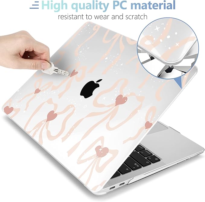 MEEgoodo for MacBook Air 13 inch Case 2021 2020 2019 2018 A2337 M1 A2179 A1932 - Image 3