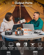 MARBERO 88.8Wh Portable Power Station Backup Lithium Battery Solar Generator - Image 2