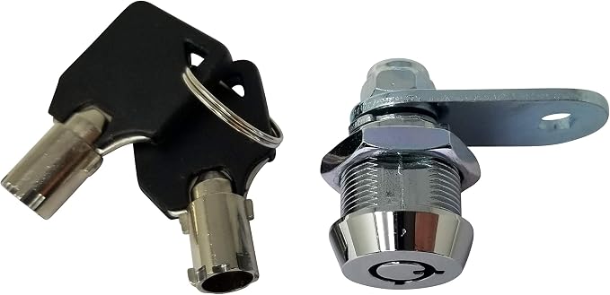 Admiral Locks Tubular Cam Lock, Keyed Alike Removable Key RV Compartment - Image 4