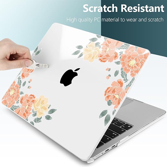 TWOLSKOO Compatible with M4 MacBook Air 13.6 inch Case 2025-2022 Release M4 - Image 4