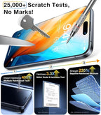 2 pack Full 9H+ 12 FT Military Grade Glass Screen Protector - Image 3