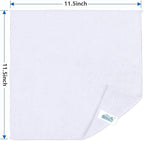 HOMEXCEL White Microfiber Cleaning Cloth, 100 Pack Cleaning Towels - Image 7