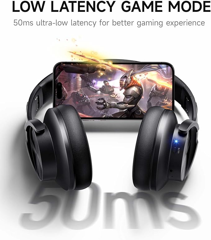 Picun B8 Bluetooth Headphones, 120H Playtime Headphone Wireless Bluetooth - Image 8