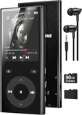 90GB MP3 Player with Bluetooth 5.3, Music Player with 2 TF Card Slots, 2.4" by Unknown