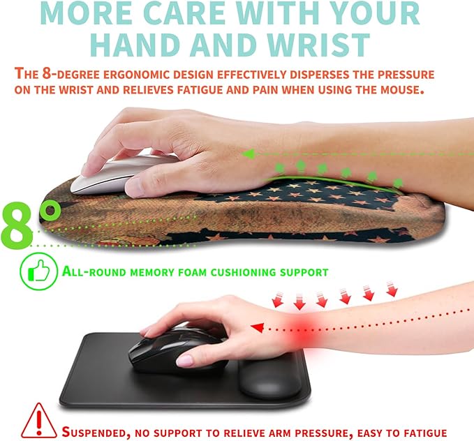 Ergonomic Mouse Pad Wrist Support - Image 4