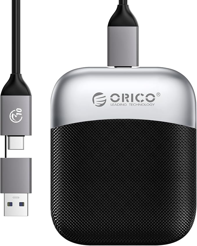 ORICO 1TB External SSD with 2 in 1 USB C & A Cable, Plug and Play Portable - Image 9