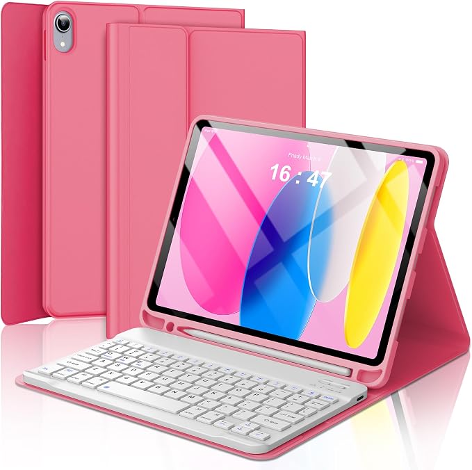 Keyboard Case for iPad 10th Generation 2022 10.9-inch by DDINGRICH