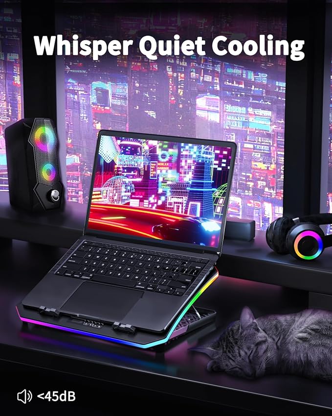 KeiBn Upgraded Gaming Laptop Cooler Pad - Image 6